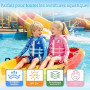 Gilet de Natation Enfant avec Sangle Réglable, Gilet Natation Enfant en Néoprène, Certifié TÜV, Veste de Flottaison Bébé pour Ga