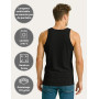 ALPIDEX Débardeur Homme Lot de 5 100% Coton sans Manches Côtelé Maillot | Sous-Vêtement, Sous Chemise, Basique, Classique, OEKO-