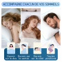 Oreiller 60x60 Plumes et Duvet Luxe Confort Coussin de Sommeil Certifié RDS | CloudÉtoile Oreiller 60x60 cm en Plumes Qualité Hô