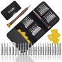 Jeu de tournevis de précision mini professionnels 29 en 1, kit de réparation pour lunettes, montre, iPhone, iPad, smartphone, PC
