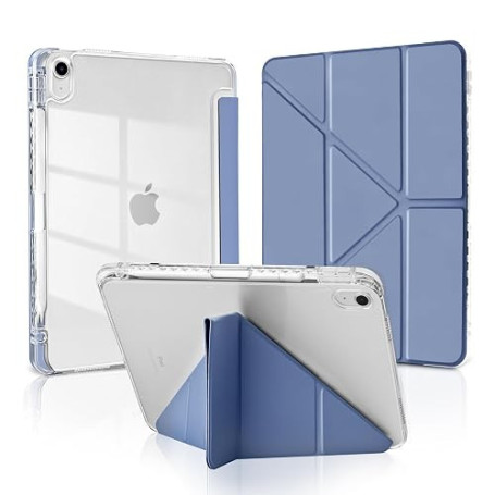 MuyDouxTech Coque pour iPad A16 11 Pouces 2025 / iPad 10e Génération 10,9" 2022 avec Porte-Stylet, Support Vertical et Horizonta