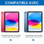 MuyDouxTech Coque pour iPad A16 11 Pouces 2025 / iPad 10e Génération 10,9" 2022 avec Porte-Stylet, Support Vertical et Horizonta