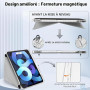 MuyDouxTech Coque pour iPad Pro 11 Pouces 2022/2021/2020/2018 (4e/3e/2e/1re Génération) avec Porte-Stylet, Support Vertical et H