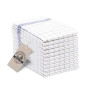 ZOLLNER Set de 10 torchons de Cuisine, Coton, 50x70 cm, Bleu à Carreaux