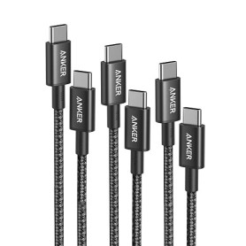 Anker 333 Câbles Rapides USB C vers USB C 100W (1 m + 1,8 m + 3 m) | pour iPhone 17/16/15Pro/17Plus/17 Pro Max MacBook Pro 2024,