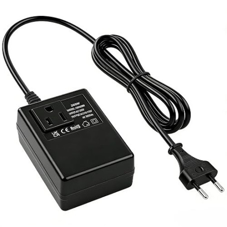 200W Convertisseur de Tension 220 V à 110V Transformateur de puissance EU vers US Adaptateur Prise de Voyage Pour Japon, USA, Ca