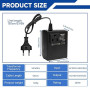 200W Convertisseur de Tension 220 V à 110V Transformateur de puissance EU vers US Adaptateur Prise de Voyage Pour Japon, USA, Ca