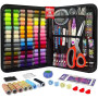 Kit de couture professionnel 50 couleurs pour adultes, comprend du fil, des ciseaux ergonomiques, des aiguilles et plus encore,