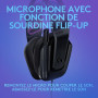 Logitech G G335, casque gaming filaire avec microphone rétractable | Prise audio 3,5 mm, oreillettes à mémoire de forme, léger,