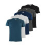 ALPIDEX Tee Shirt Homme S-5XL Lot de 5 Basique Manches Courtes 100% Coton | 175 g/m², Manches Courtes, Coupe Droite, OEKO-TEX, R