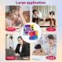 12 Pièces Fidget Toys Pierre Sensorielle, Fidget Toys Sensory Stone en Silicone, Jouets Apaisants pour Enfants Pierres préoccupa