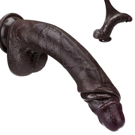 27CM Gode Sex Toýs Femme Homme - Sex Toys Godemichets XXL Réaliste Large Dildo avec Prépuce Coulissant et Veines Réalistes, Gro