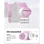 MUNBYN Étiquettes thermiques rondes pailletées rose 50x50mm, Étiquettes thermiques circulaires polyvalentes pour imprimante pour