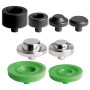 Prym - Prym (11-14mm) Outil Ensemble pour Oeillets avec Rondelles - 8 Pièces