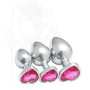 WreGmgg ???????????? ???????????????? Yoga Trio, 3 Tailles différentes en Forme de cœur Bas en Acier Inoxydable avec des Pierres
