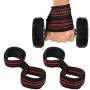 Flintronic 8 Sangle De Tirage Musculation, Sangles d'haltérophilie Rembourrées, Gym Levage Support de Poignet Bandage, Antidérap