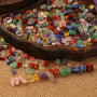 DAHI Environ 430pcs Perles Pierre Naturelles 5 à 8 mm | Perle de Pierres Précieuses Irrégulières, Perles Naturelles à Enfiler, p