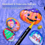 Artecho Marqueurs de peinture acrylique 48 couleurs avec sac, stylos de peinture acrylique avec pointe pinceau et pointe fine po