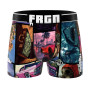 FREEGUN Caleçon Boxer Homme Sport, Lot de 3 | Homme, Coupe Ajustée, Imprimés originaux, Sport, Ultra-doux, Respirant, Tissu exte
