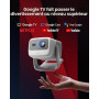 JMGO New N1S 4K Mini Videoprojecteur, Triple Laser, 1700 ISO Lumens, GTV | Gimbal Instantané Autofocus, Netflix, 110% BT.2020, H