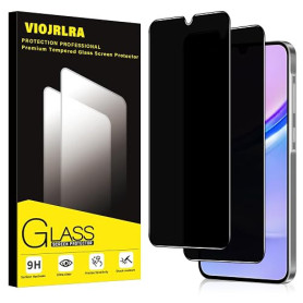 Viojrlra Verre Trempé Anti-Espion pour Samsung Galaxy A15 5G/4G 2 Pièces,9H Dureté Privacy Anti-Spy Film en Verre Trempé,Anti-Ra