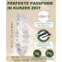 MagEnergy Bracelet en cuivre argenté pour femme - Bracelet magnétique avec motif papillon - Réglable
