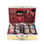 Trousse de Maquillage Végétalienne Love Urban Beauty Luxe Gold Touch Coffret Cadeau de Voyage 73 Pièces