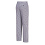 Bromley Chef Pantalon Taille élastique 100% coton alimentaire Restauration de travail, Bleu (Pied de Poule), X-Small