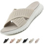 ZDQ Sandales Femme Été Confortable Orthopédique Chaussons Legere Chaussures Plate Claquettes