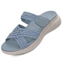 ZDQ Sandales Femme Été Confortable Orthopédique Chaussons Legere Chaussures Plate Claquettes