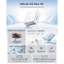 NiPoGi H2 Mini PC W-11 Pro, 32 Go DDR4 1 to M.2 SSD, Ιntel Core i7-14650HX | 16C/24T, Mieux que i9-12900H, Graphique Ιntel UHD 1