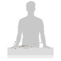 De Buyer - Poêle en tôle blanche d'acier CARBONE PLUS - Diamètre 28 cm - | Fabriquée en France, en Tôle Blanche d'Acier, Antiadh