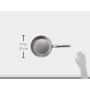 De Buyer - Poêle en tôle blanche d'acier CARBONE PLUS - Diamètre 24 cm - | Fabriqué en France - en Tôle Blanche d'Acier, Antiadh