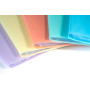 Exacompta - Réf. 88370E - Paquet de 5 protège-documents Chromaline Pastel - 30 pochettes cristal - 60 vues - pour A4 - dim 24 x