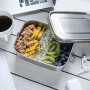 Bambaw Lunch Box Inox 1200 ml, Boite Dejeuner Hermetique, Bento Compartimenté, Lunch Box Étanche, Boite a Gouter Inox 1200 ml, E