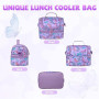 Chase Chic Sac Isotherme Repas Enfants, Sac à Déjeuner léger à double compartiment,Sac à lunch étanche avec Bandoulière Réglable