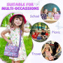 Chase Chic Sac Isotherme Repas Enfants, Sac à Déjeuner léger à double compartiment,Sac à lunch étanche avec Bandoulière Réglable