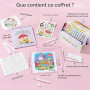 Ohuhu × Coco Wyo Alkohol-Marker-Malbuch-Set, Co-Branded Brush & Fine | 48-Farben, Honolulu B mit nachfüllbarer Tinte und Gemütli