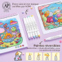 Ohuhu × Coco Wyo Alkohol-Marker-Malbuch-Set, Co-Branded Brush & Fine | 48-Farben, Honolulu B mit nachfüllbarer Tinte und Gemütli
