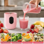 Blender Portable, 500 ml Blender Smoothie avec Affichage Numérique, Rechargeable Mini Blender Portable Batterie de 1500 mAh, 16