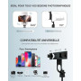 RISEOFLE 180cm Trepied Smartphone & Perche a Selfie, Trepied Telephone Portable Rétractable en Aluminium avec Télécommande sans