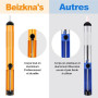 Fer à Souder Kit 80W Température Réglable 180-520°C Soudure Electronique | Electronique de Precision Interrupteur ON/OFF, 5 Cons