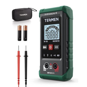 TESMEN TM-510 Multimetre Numerique, Testeur Electrique 4000 Comptes, Multimetre Professionnel Mesure Intelligente, Auto-Ranging