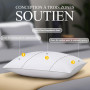 Oreiller 60x60 Plumes et Duvet Confort Oreillers Hôtel Coussin de Sommeil | Oreiller Plume 60x60, Coussins Hotellerie Luxe, Ergo
