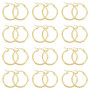 UNICRAFTALE Huggie Boucles d'oreilles Créoles Dorées Boucles d'oreilles Créoles Acier Inoxydable Broche Boucles d'oreilles Ensem