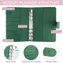 Classeur à Anneaux A6-30 Pièces Money Binder avec Enveloppes à Glissière et Étiquettes - Idéal pour Enveloppe Budget et Classeur
