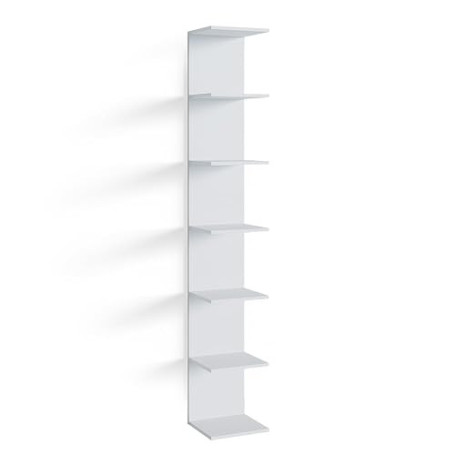Vicco Étagère Paolo, Blanc, 30x190cm, pouvant être monté pour Le Rangement de Livres et d’Objets de décoration