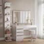 Vicco Étagère Paolo, Blanc, 30x190cm, pouvant être monté pour Le Rangement de Livres et d’Objets de décoration