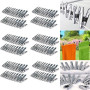 IDMarket - 120 Pinces à Linge en INOX | Incassables, inusables, ne rouillent pas