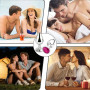 2 Pièces Plug Anal, Set de Jouets Érotiques Anaux, Anal Plug Débutant, Sextoyse Couple Plaisir, Surface Lisse pour un Contact Ag